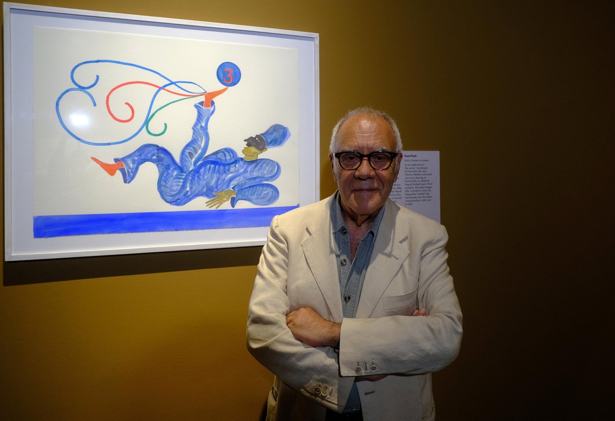 Prorogata per tutta la durata delle festività natalizie, fino al #9gennaio 2024, la mostra “#MimmoPaladino. I 104 disegni di #Pulcinella”! 🎭😊
In mostra anche il 105° disegno inedito dedicato allo scudetto del <a href="/sscnapoli/">Official SSC Napoli</a>. ⚽️
Info palazzorealedinapoli.org/evento/paladin…