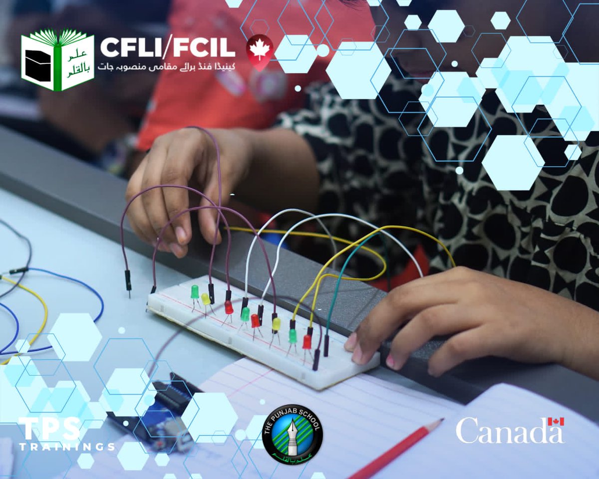 Every Connection Tells a Story!

Exploring the intricate pathways of STEM with hands-on learning. Building a brighter future, one circuit at a time!

 #WiredForInnovation #STEMInnovators #RoboLabAdventures"
 #MentoringExcellence #EmpowerHerLearning"
 <a href="/CanHCPakistan/">Canada in Pakistan</a>