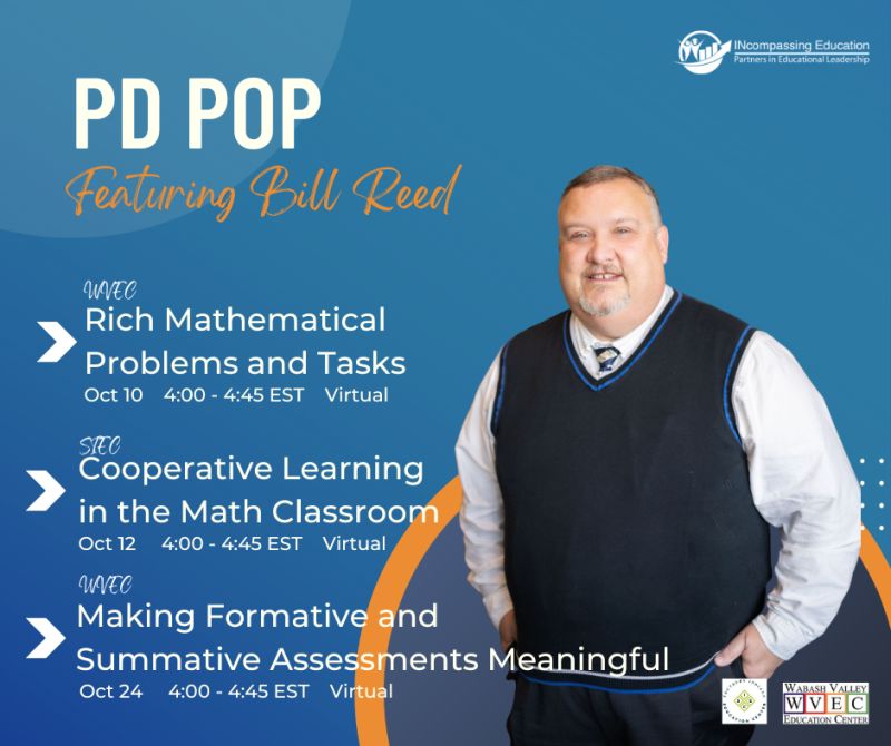 McKinleyDianne's tweet image. Calling all #MathTeachers! Elevate your teaching game with our upcoming Virtual PD Pop sessions - they're not to be missed! 👇Registration links in the comments. #VirturalLearning #ProfessionalDevelopment #Educators #SecondaryMath @WabashValleyEC @SoInEduCtr