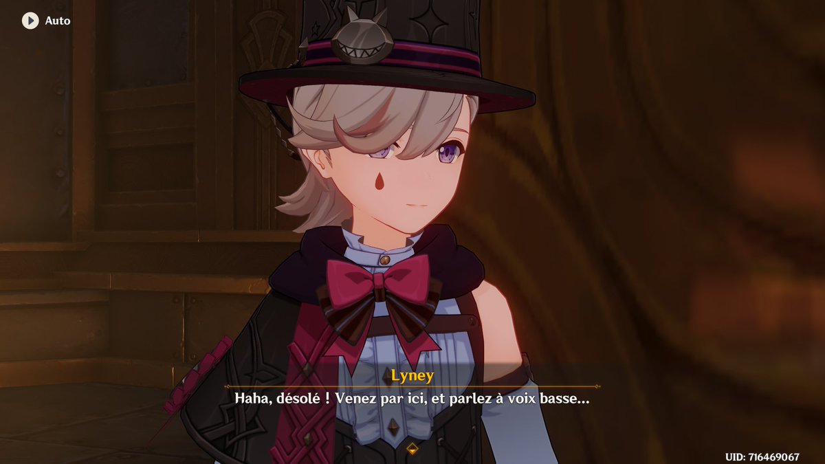 TheoneCapra's tweet photo. Lyney. 
Tu veux dire que je me suis démené au tribunal pour que tu ailles en PRISON de toute manière ? 😭

#genshinspoilers #Genshinleaks #lyney #GenshinImpact #genshinimpactleaks https://t.co/yRgCaVCyEE