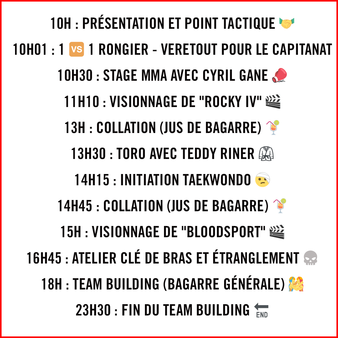 🚨 Le programme du 1er entrainement de Gattuso avec les joueurs de l'OM :