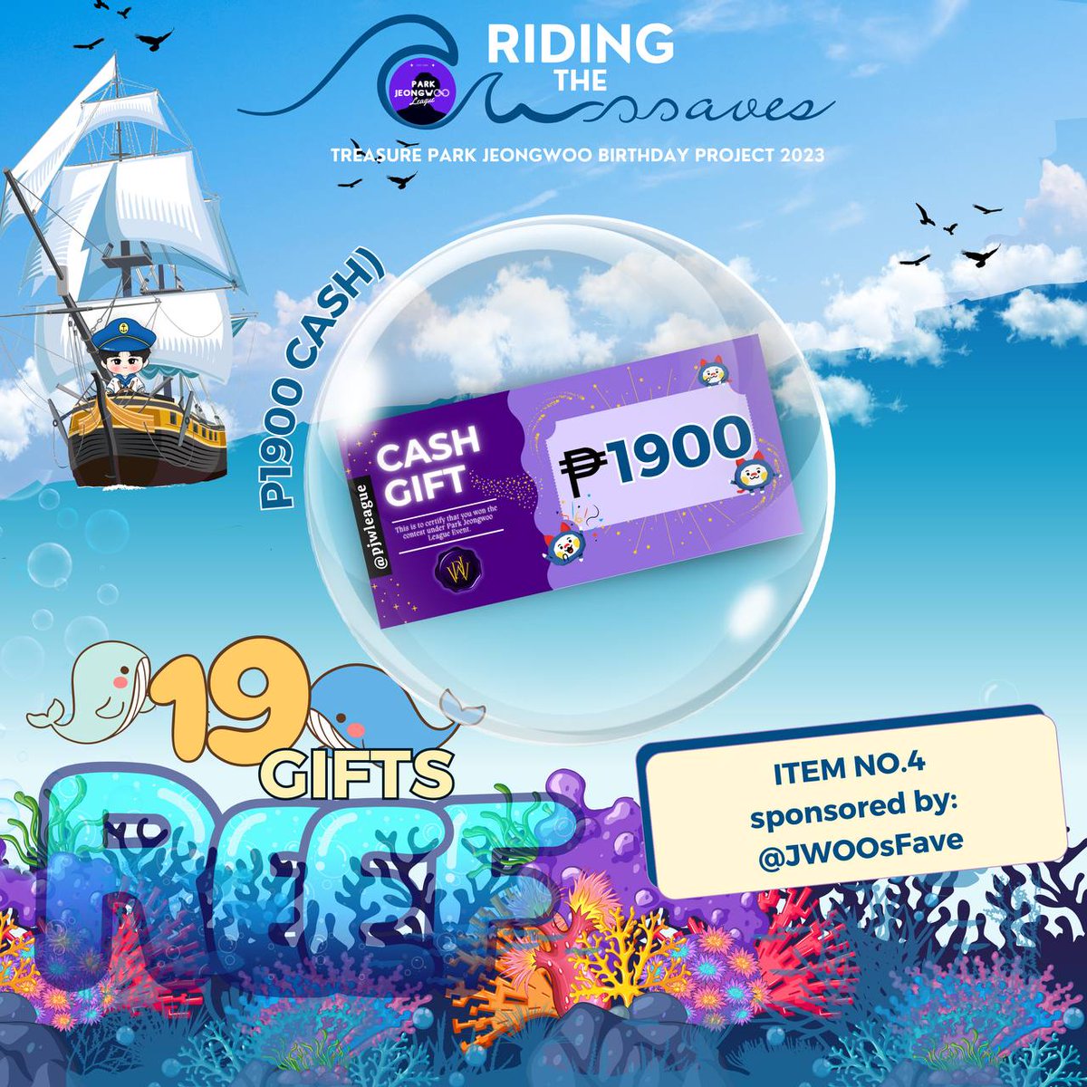 PJWLeague's tweet photo. 🪸REEF: 19+ Gifts

ITEM #4

THREAD FOR Php 1,900 

ROCKING 19 WITH OUR SUPERSTAR
#RunTo19WithJeongwoo
#쩡쩡이_손잡고_생일축하하러_런 
#ジョンウと過ごした魔法の19年 
@.treasuremembers https://t.co/1DMET8FWLf