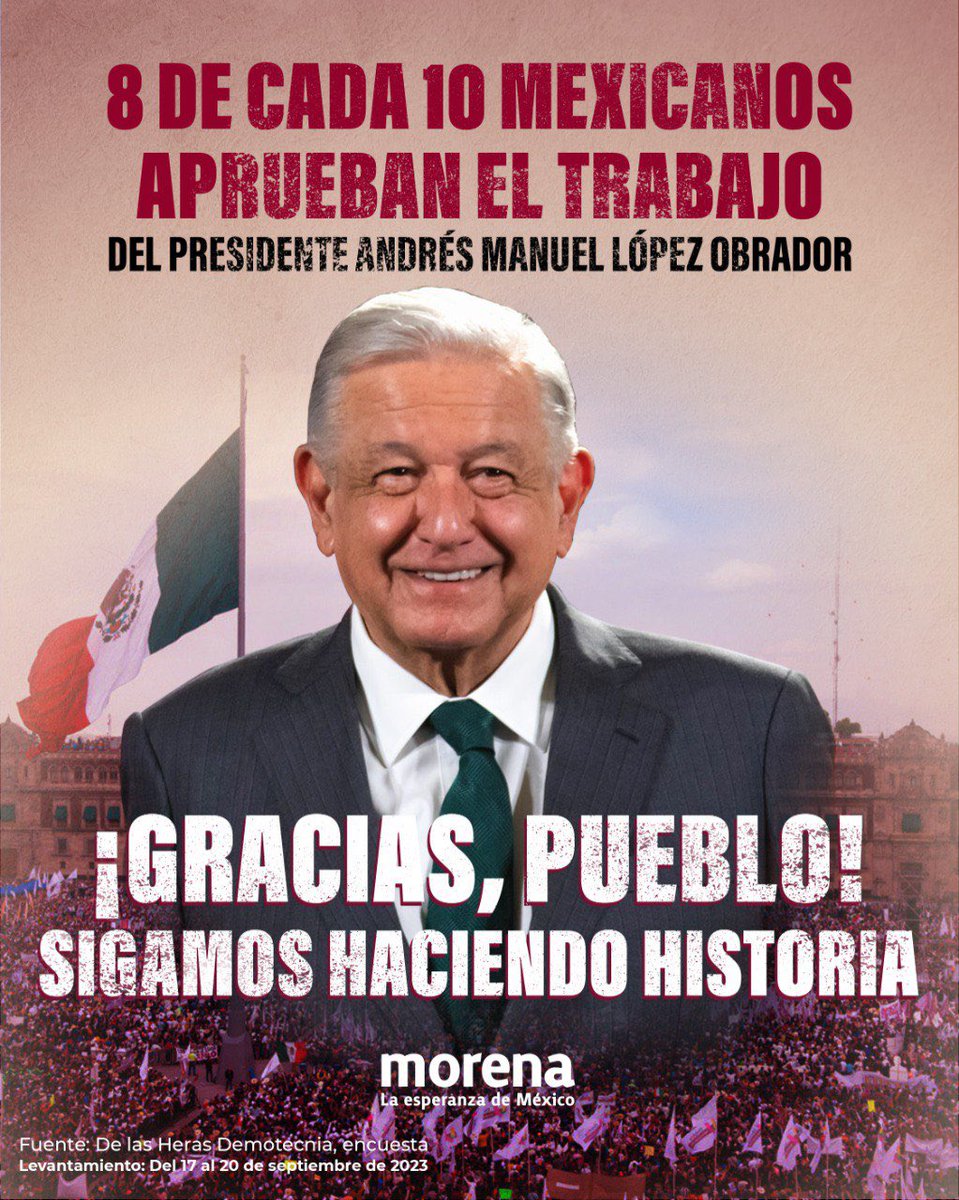 Morena tweet media