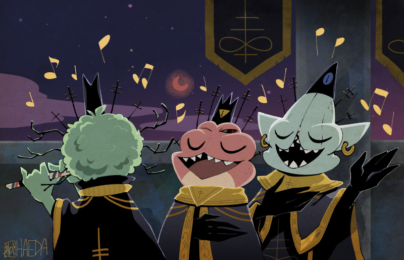 #cultofthelambfanart
昔はこんなことがあったかもしれないという妄想絵