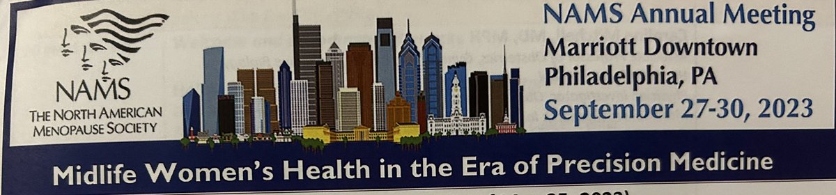 It’s a common misnomer that “we”don’t want a cure for cancer b/c “we” profit from treatment. Couldn’t be more untrue. Kudos👏🏾to @MenopauseOrg for kicking off the 2023 Scientific Meeting with #precisionmedicine. Updates on the future of cancer detection & treatment @LisaLarkinMD