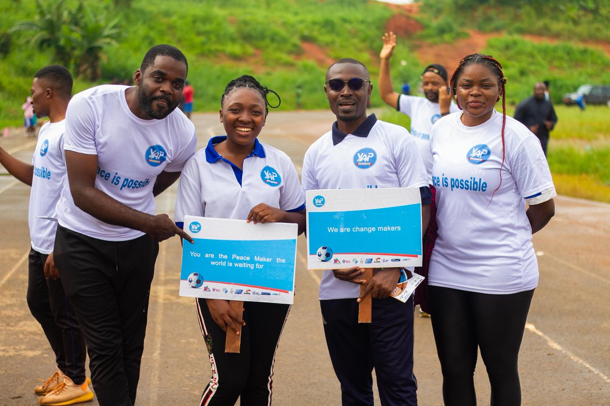 #Sport plays a powerful role in promoting #peace while engaging #youth & raising awareness.

'You're the #peacemaker the world is looking for'

Observing #PeaceDay through #sportsforpeace.

#IDP2023 #PeaceNotWar #YALIForPeace 

@USEmbYaounde @YALIRLCWA @YALINetwork @yalidakar