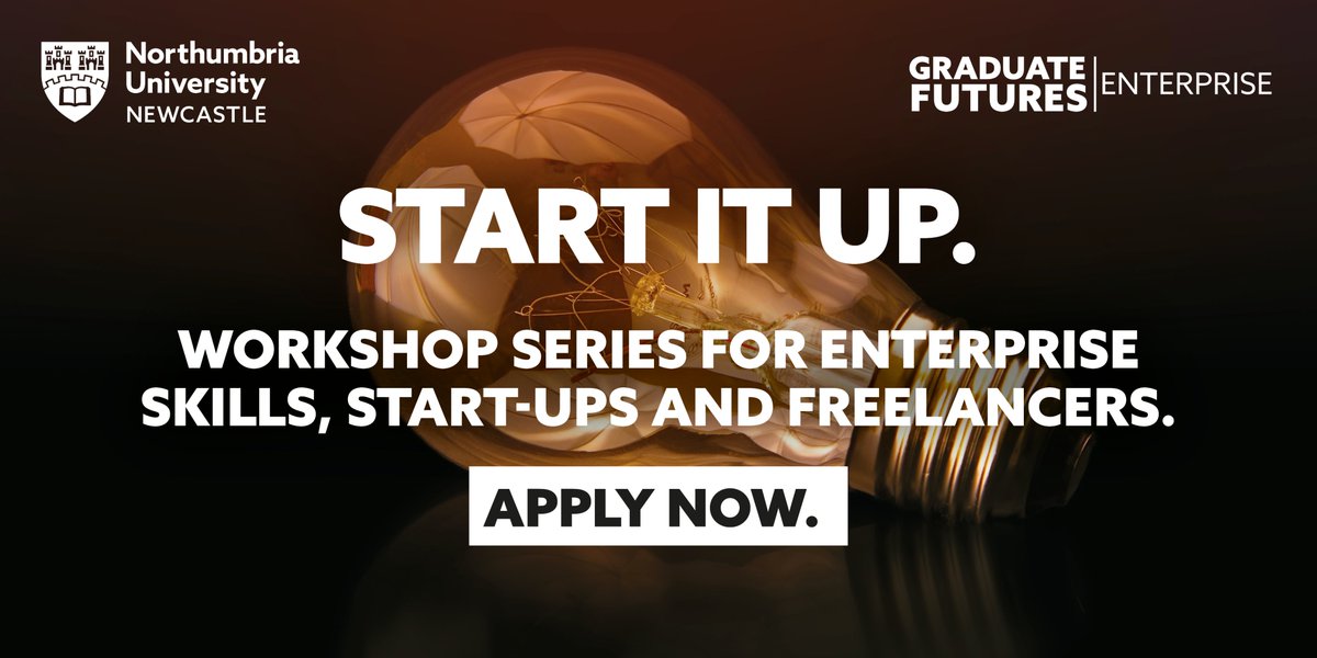 Start It Up Workshops - Grow Your Idea

Whether you’re researching your idea or are in the early stage of your business start-up  this workshop series is tailored to help ensure you’ve got every business-base covered! 

Apply now - northumbria.ac.uk/study-at-north…