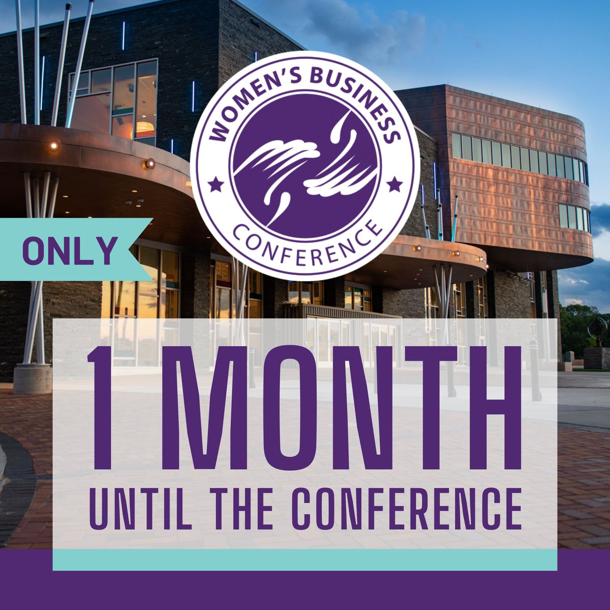 Only 1 month until the 20th Annual Women's Business Conference! This year, we'll be at the Pablo Center in downtown Eau Claire. There's still time to register via our website womensbusinessconference.com/income-eligibi…