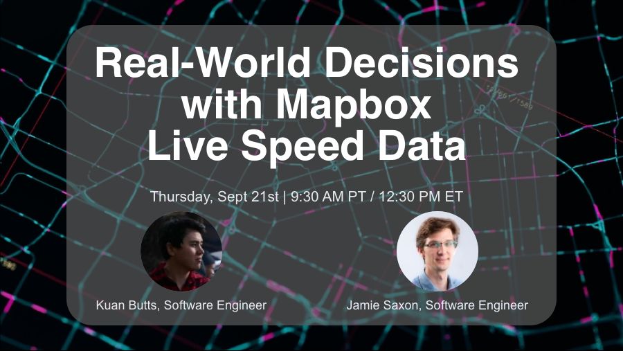 Mapbox's tweet image. 🚗🗺️ ICYMI: Unlock the power of traffic data with isochrones. Our recent webinar covered how the Mapbox Isochrones API leverages live speed data to enable real-time insights. 

Watch the recording here: buff.ly/3ZfJwHc 

#trafficdata #bigdata