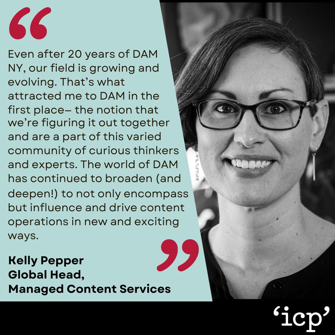 icp_global's tweet photo. Diving deeper into our reflections from #DAMNY. Our ICP experts unpack the growing maturity of DAM, the importance of user-centric technology, and the evolving definition and role of DAM in today's content landscape. Explore our key takeaways in this blog: https://t.co/rRcC4s23xN https://t.co/d125ElW212