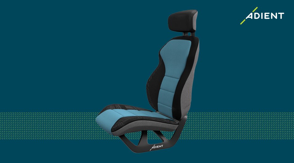 Adient's tweet photo. Adient showcased eco-friendly innovations during IAA 2023. Our Pure Essential seat, using just green steel and recyclable polyester, exemplifies sustainability and cost-effectiveness. #Adient #IAA2023 #AutomotiveInnovation #Sustainability #CostEfficiency https://t.co/6kyAzj6uug