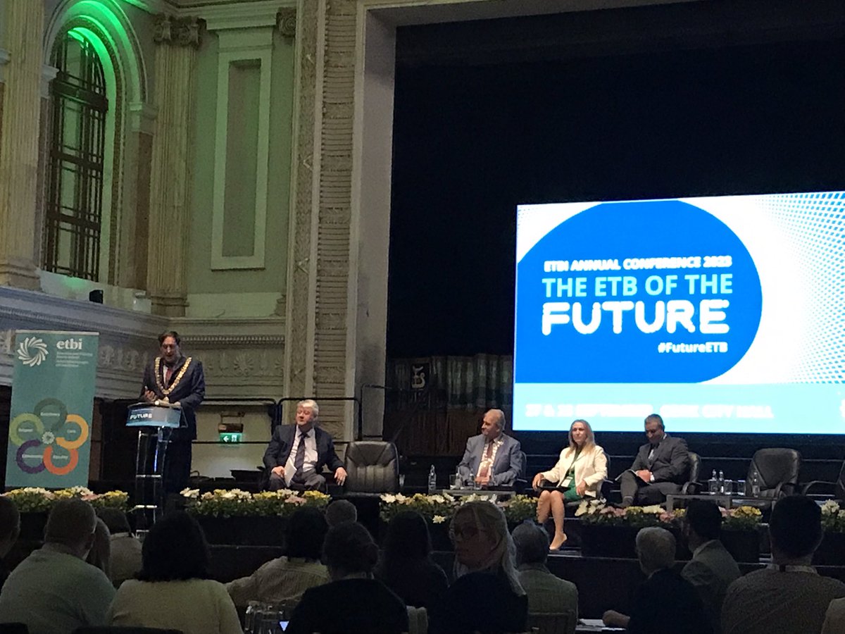 Great to attend the Annual Conference of <a href="/ETBIreland/">ETBI</a> to hear expert insights into the future of education and training in ETBs and the opportunities for learners, industry and local communities. <a href="/ibec_irl/">Ibec</a> #FutureETB
