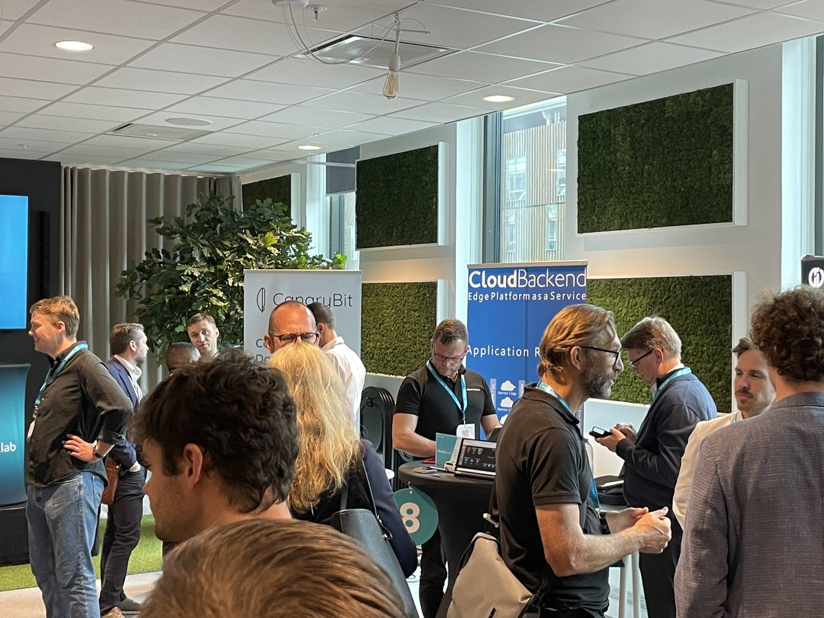 CloudBackend's tweet image. CloudBackend at @MobilityXlab in Gothenburg :)