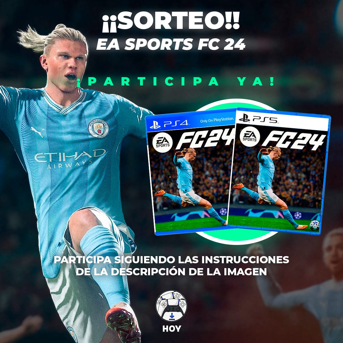 LotienesHOY's tweet photo. ¡SORPRESA!🎉
DATE PRISA SI ESTÁS LEYENDO ESTO😍

Vamos a REGALAR un videojuego ALEATORIO entre las personas que den RT 🔃 al Tweet de aquí abajo
👇
https://t.co/EhXZFlM8Ub

Participan las 400 primeras personas en dar RT, Se anunciará el ganador hoy mismo☘️ #FIFA24 #EASportsFC24 https://t.co/NozZ3OgcyT