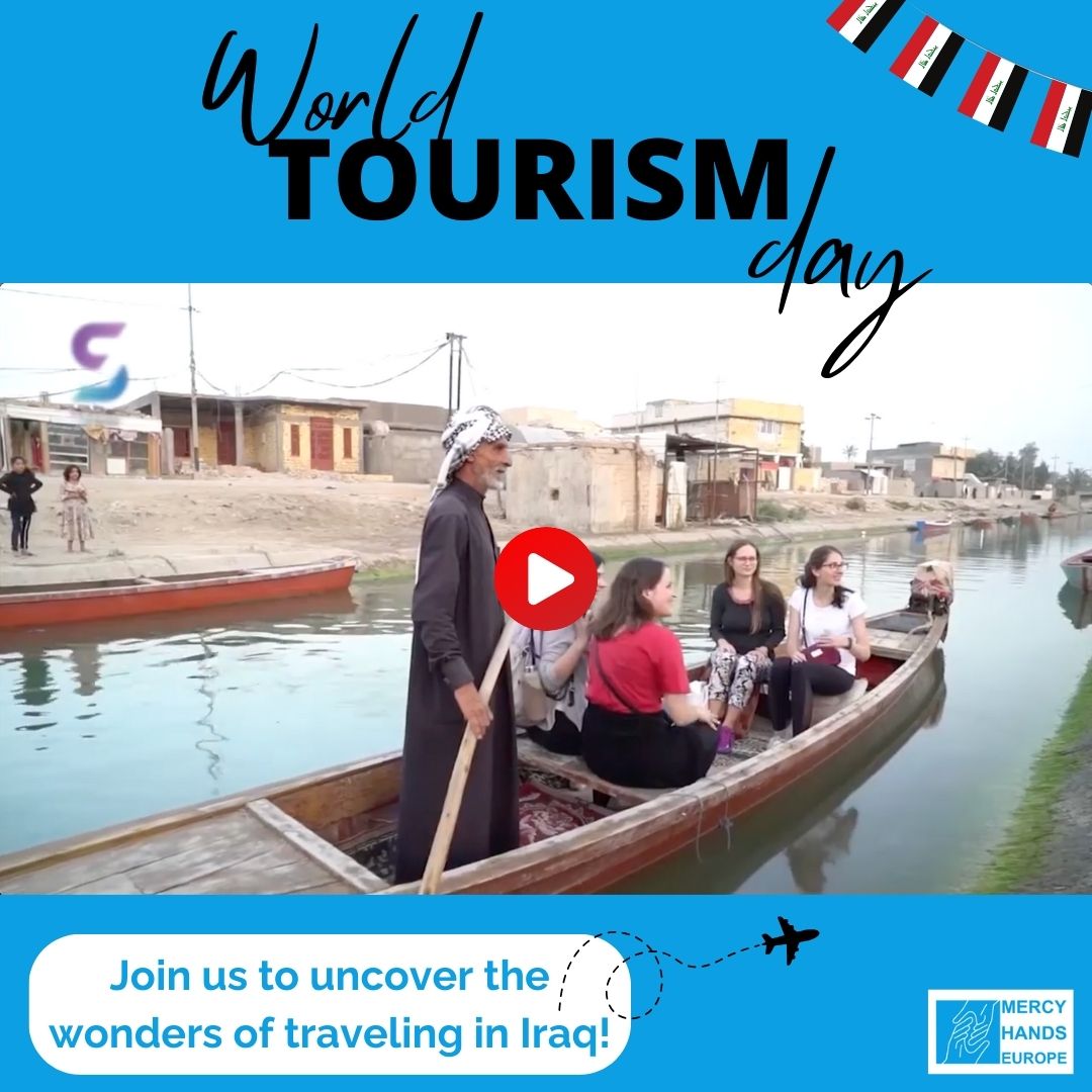 🌍 On World Tourism Day, we aim to raise international awareness of the importance of tourism. 🇮🇶We invite you to find out more about travel in Iraq which is gradually opening up to global tourism. Click on the link to see our video about it : instagram.com/reel/CxslctkOP…