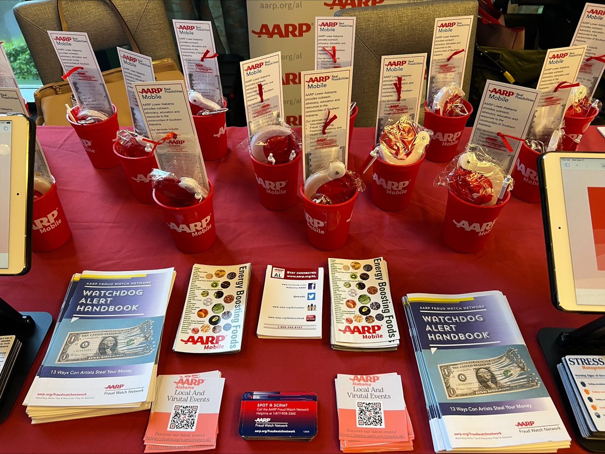 AARPAL's tweet photo. We’re at the Alabama Retired State Employees Association conference this morning! Come see us! #alpolitics https://t.co/zNLLFGy9Ar