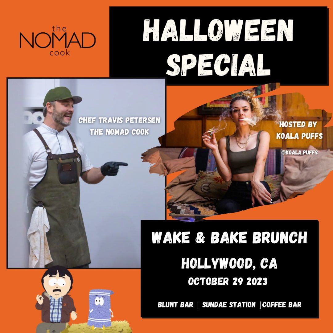 the_nomadcook's tweet photo. Los Angeles, CA  

We've got a handful of seats left for the "Halloween Special" hosted by @koalapuffss on Sunday October 29th up atop the Hollywood Hills. Guests are dosed separately based on their own individual tolerance level. Comment below or DM for the link https://t.co/UA4lctol59
