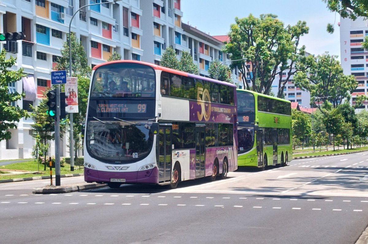 SBS7444H's tweet photo. Red and purple livery >>>
SBS3764K &amp; SG5396M 99 https://t.co/bDAWBhCfAC