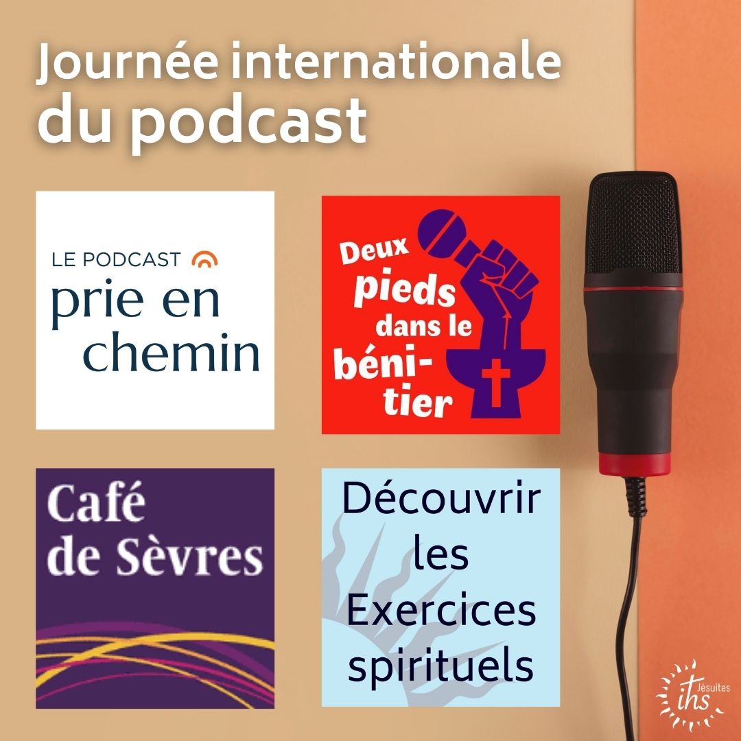 🎧 En cette journée internationale du #podcast, découvrez ceux produits par des institutions jésuites.
🙏 <a href="/prie_en_chemin/">Prie en Chemin</a>.👉 bit.ly/3LXopTi
🙌 <a href="/DeuxPiedsDedans/">Deux pieds dans le bénitier - Podcast</a> du <a href="/Ceras_dse/">Centre de Recherche et d'Action Sociales</a>.👉 bit.ly/2N4aRev
😀 "Café de Sèvres" du @Centre_Sevres.👉 urlz.fr/nMgo