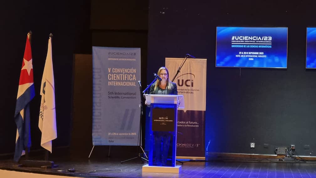 universidad_uci's tweet photo. Amplio el Programa Científico oficial de la Convención presentado por  @LilyRuiz70. Damos paso a la conferencia inaugural de #Uciencia2023 en el Centro de Convenciones del @MeliaInternaci1 #UniversidadCubana @CubaMes @raydelmp https://t.co/4yZi5tFTpN