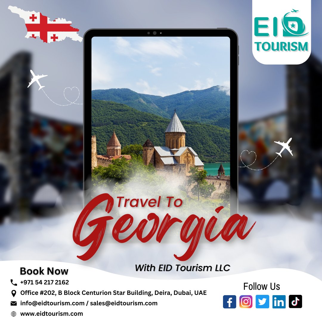 eid_tourism's tweet image. Discover the Hidden Gem of the Caucasus: Travel to Georgia! 
Get ready for an unforgettable journey through the stunning landscapes, rich history, and warm hospitality of Georgia. 
#TravelToGeorgia #GeorgiaExploration #CaucasusAdventure #ExploreTheWorld #Wanderlust #TravelGoals