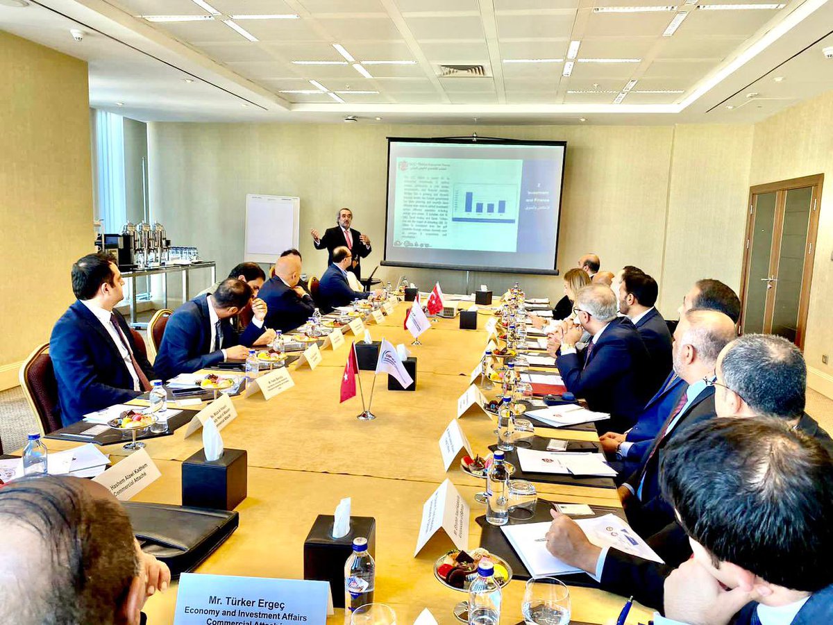 uip_icp's tweet photo. Chairman of the Gulf Research Center, Dr. Abdulaziz Sager, and the President of the International Cooperation Platform (ICP), Mr. Cengiz Özgencil, held today a roundtable introduction meeting for the "GCC-Türkiye Economic Forum" at the JW Marriot Ankara which will take place ++ https://t.co/3SkmO2hzFE