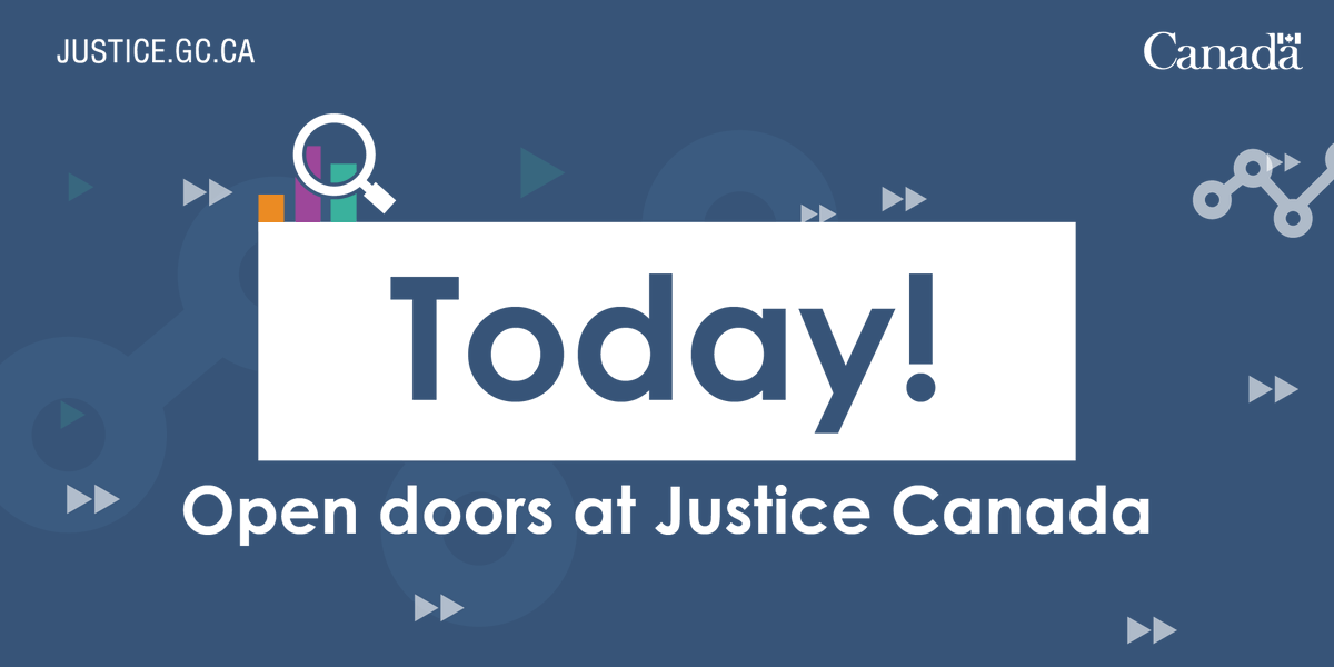JusticeCanadaEN's tweet photo. ⏰ Last chance to register! Our #OpenDoorsJustice event goes live at 3pm ET. Join us to learn more about Justice Canada’s approach to consultation and engagement. https://t.co/o4pWu2srIc #RightToKnowWeek #RTK2023 https://t.co/tv0AtZUDhZ
