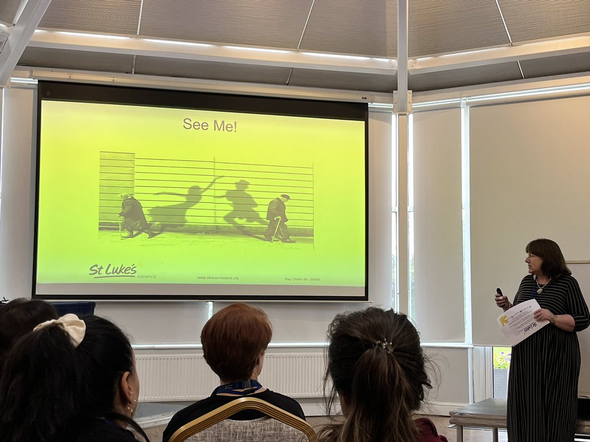 newname000000's tweet photo. Thank you to Patricia McCrossan for her fantastic conversation about ‘I’m not just a patient’ reminding us to see our patients as people and not just their disease or concerns - so so important for holistic care #SCHconference #eolc #palliativecare #integratedcare @hospicestclare https://t.co/dFtrFj4lqW