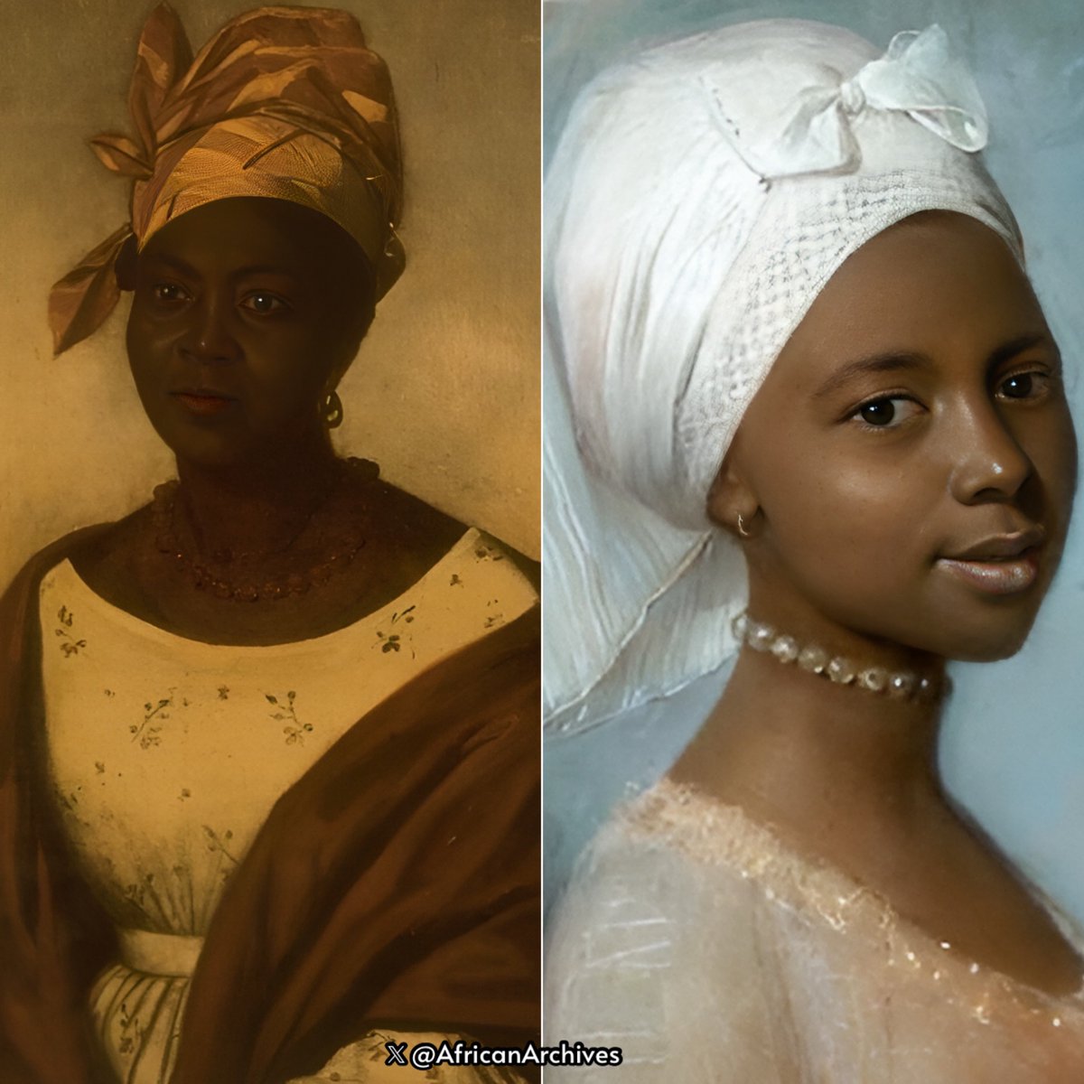 The Tignon laws of the 18th century were laws that banned black women from exposing their natural hair in public. Their hairdos was obscuring the status of the white women and this threatened the social stability. The law would control colored women “who dressed too elegantly..”