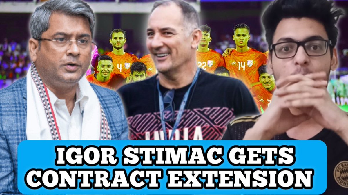 rahulljoshiii's tweet photo. Igor Stimac Gets Contract Extension, good for Indian Football?, Bosnia team interest ?
Do watch the video:- https://t.co/0rxWFG6ya1
#indianfootball #AsianGames2023 #igorstimac #Sunilchehtri https://t.co/JcHeIkZhlq