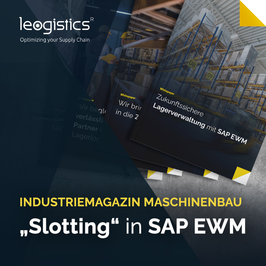 leogisticsHH's tweet photo. In der aktuellen Ausgabe des Schweizer Maschinenbau-Magazins (S. 70-71) beleuchtet unser leogistics-Autor Daniel R. das Thema „Slotting“ in SAP EWM. Entdecken Sie, wie es die Lagerdisposition optimiert und die Effizienz steigert. https://t.co/05Wx2fkzix