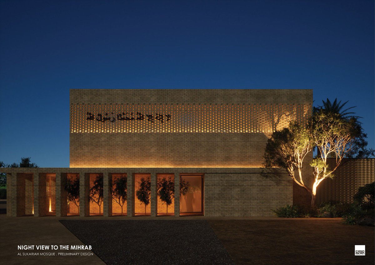 MkanArchitects's tweet photo. AL SUKARIAH MOSQUE . ALMADINAH
مسجد السكرية . المدينة المنورة 

المشروع على نفقة 

صاحب السمو الملكي الامير سلطان بن سلمان بن عبدالعزيز ال سعود 

تصميم 

مكان معماريون 
المعماري صالح محمد اللحيدان 
@SaudiArchitect https://t.co/1AEzugKJSS
