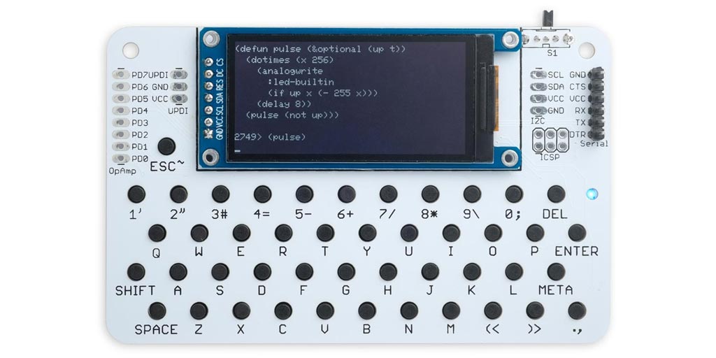 The Lisp Badge LE is a self-contained low-power computer with its own display and keyboard that you can program in Lisp: technoblogy.com/show?3Z2Y