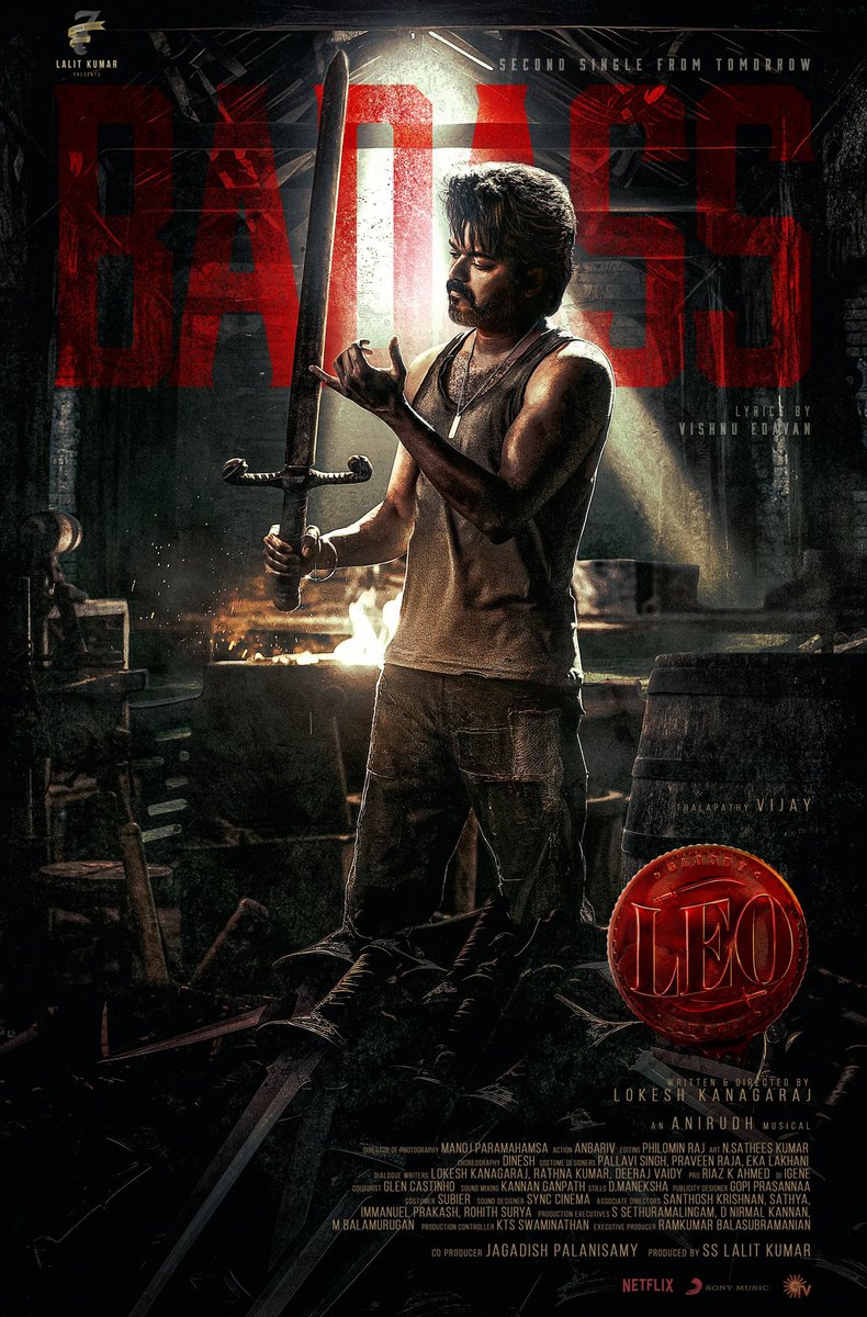 If these posters offer a glimpse into the film's frames, it hints at a workshop scene where the #Badass song unfolds. If this holds true, brace yourselves for a riveting, unadulterated track that will electrify the scene. 🛐🔥 #Leo #LeoSecondSingle <a href="/actorvijay/">Vijay</a>