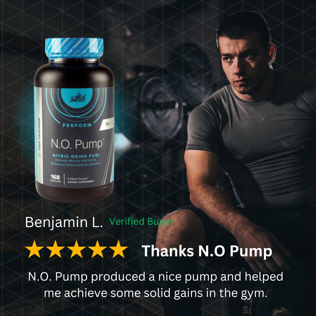 Unleash the beast within with Top Trainer N.O. Pump! 💥 Boost your nitric oxide levels and conquer your workouts with unrivaled endurance and vascular gains. 

#toptrainer #toptrainertitan #commit2fit #fitness #gym #workout  #NitricOxide