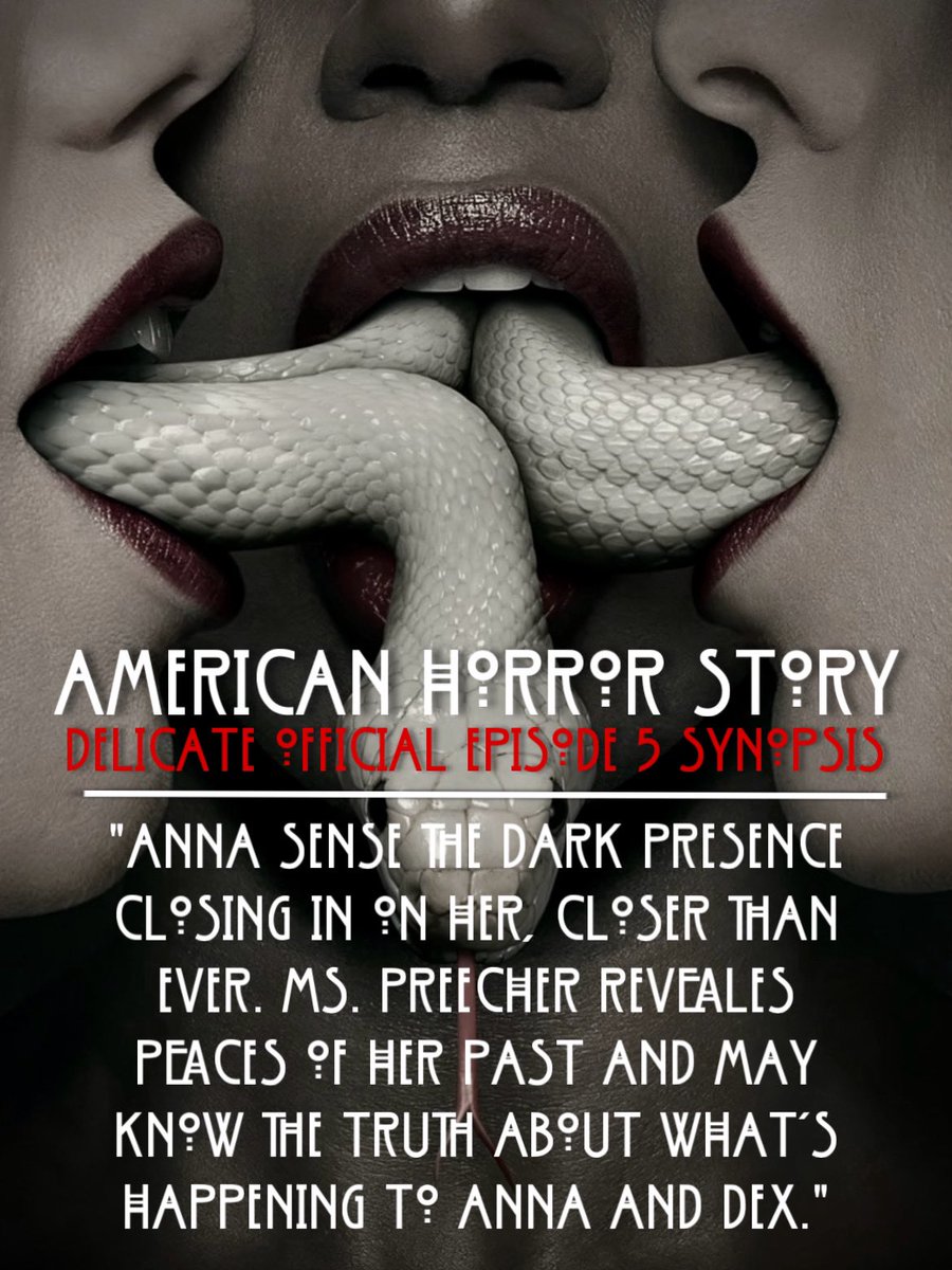 AHSDreaming's tweet photo. The official synopsis for ‘American Horror Story: Delicate’ Episode 5! #AHS #AHSDelicate #AHSEdit https://t.co/Ylh4JohLfu