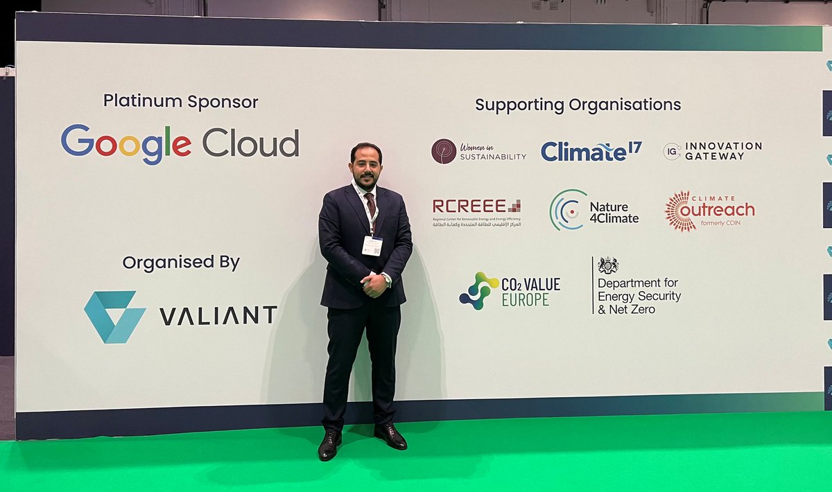 RCREEE's tweet image. Happening Now at ExCeL London, UK.

Eng. Mohammed Sadeq is Representing #RCREEE as a Keynote Speaker by Addressing the Solar Energy Challenges and Opportunities in the Arab Region at The Second Edition of the @ London Climate Technology Show
#CTS23 #climatetechnology #excellondon