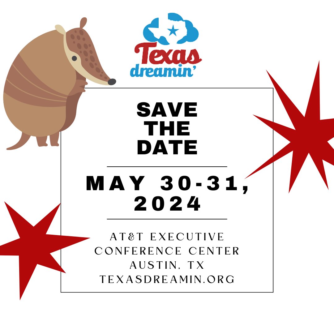 🤠 Howdy, y'all! Mark your calendars for 📅 Texas Dreamin' 2024: May 30-31. Get ready to be inspired, network, and have a rootin' tootin' good time. More details to follow. Stay tuned! 🌵🎉 #TXD24 #SaveTheDate