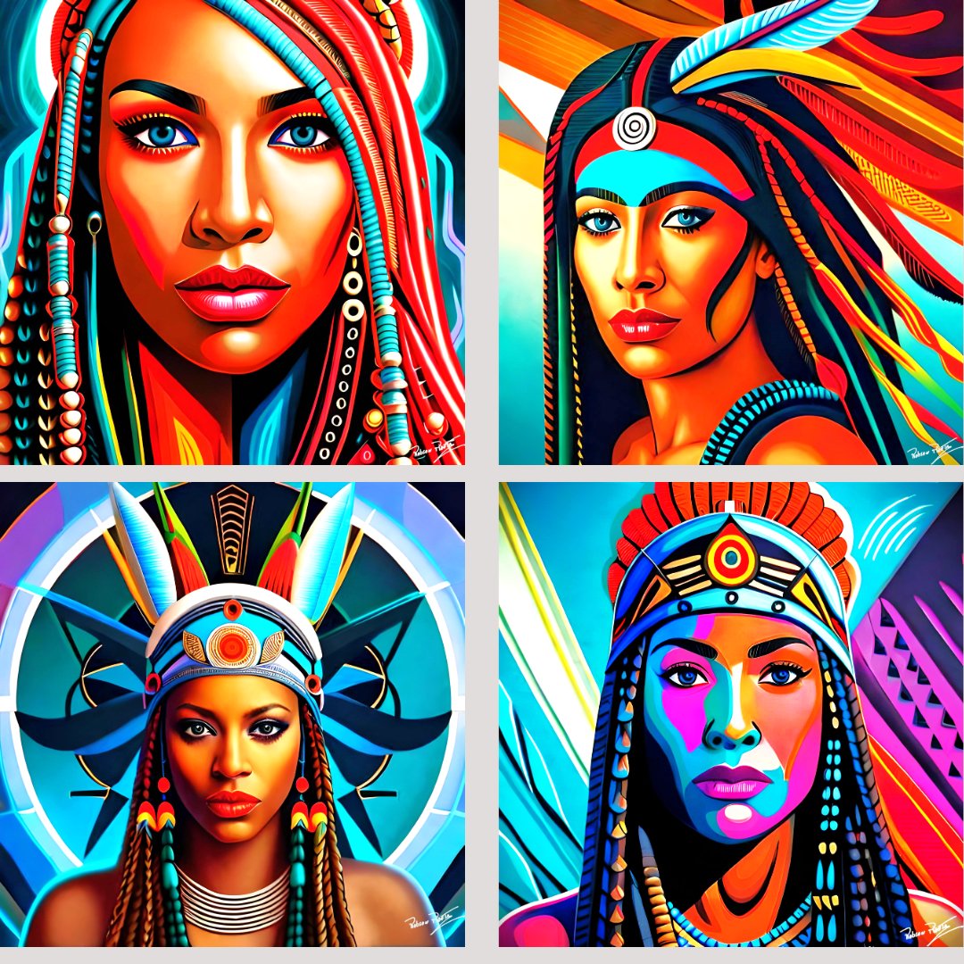 Indies Collection
New members have arrived in the tribe!
Moara
Aylen
Bena
Aiyana

LINK👇👇
kreate.art/collection/Ind…

#NFT #NFTs #nftart #art #Abstract #painting #DigitalArt #artist #digitalart #digitalpainting #arts #nftartist #NFTartists #nftcollectors #nftcollector