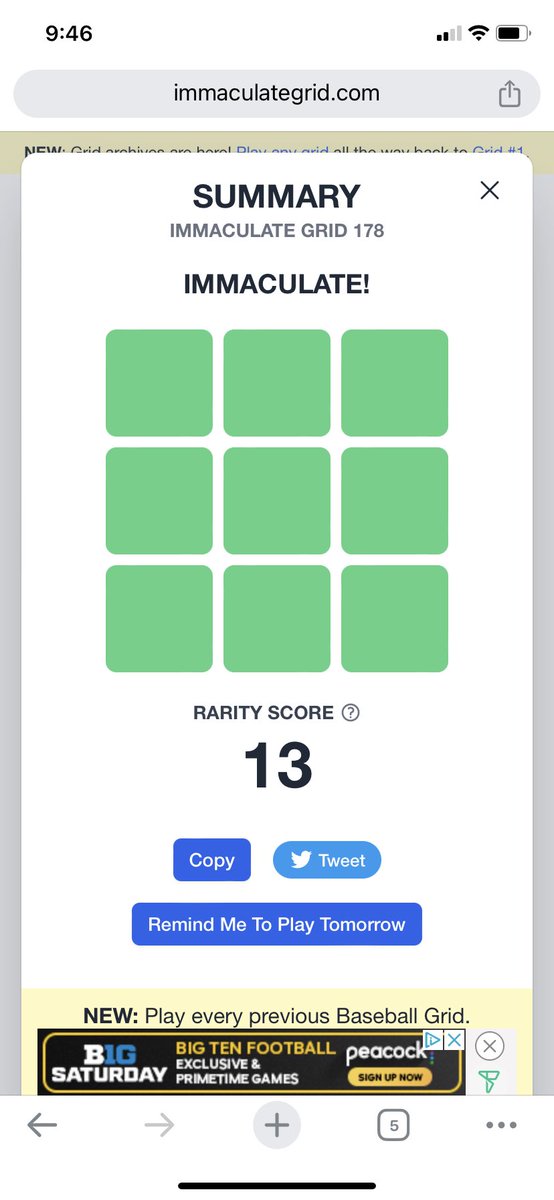 jflowerman13's tweet photo. Lucky 13 today on the grid…
@immaculategrid x @baseball_ref 
#immaculategrid https://t.co/NDs4yeqAvi