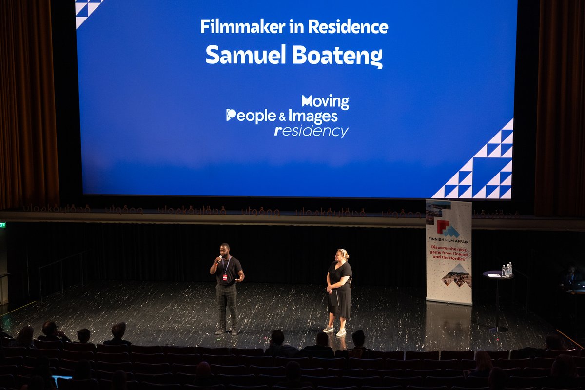 Congratulations to our alumnus Samuel Boateng for completing Filmmaker in Residence at <a href="/FFA_Finnishfilm/">Finnish Film Affair</a> and presenting himself and his work in the front of international and domestic film industry guests! hiff.fi/ra-media/2023/… <a href="/LoveAndAnarchy/">HIFF – Rakkautta & Anarkiaa</a>