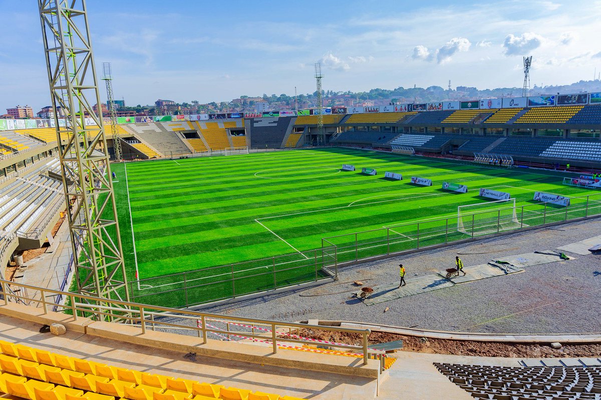 CanaryMugume's tweet photo. You can bash Ham for whatever; including putting his face and books he’s published - on the stadium in Nakivubo but hey, this stadium is going to host some AFCON games, and Uganda will walk away proud. https://t.co/nuZ9cb26HC
