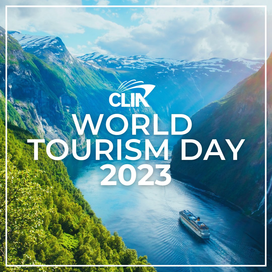 CLIAEurope's tweet photo. Happy Wolrd Tourism Day! 😍
Today as we celebrate #WorldTourismDay and this year’s theme of “Tourism and  green investment,” we’re proud to highlight the investments and advancements  the cruise industry is making to support a more sustainable and better tomorrow 🚢🙌♻️ https://t.co/Ik5uEbgUJ7