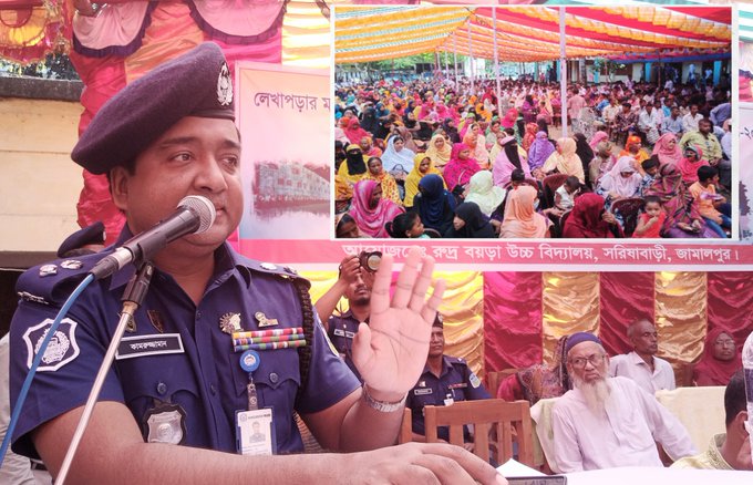 মাদক ভয়াবহ, সন্তান রক্ষায় অভিভাবকদের সচেতন হতে হবে. পুলিশ সুপার কামরুজ্জামান