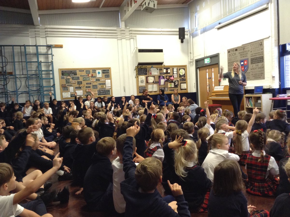 MoorfieldSports's tweet photo. We were so lucky to have an extra special visitor deliver our assembly on water safety this morning, thank you so much @BeckAdlington 🏅 https://t.co/7pnj6aHLZj