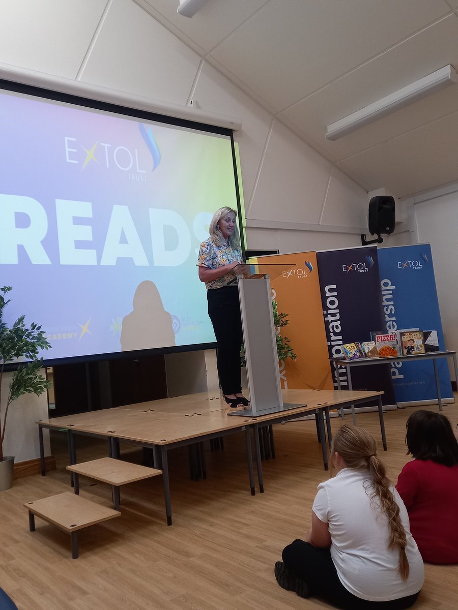 NewSilksReaders's tweet photo. Our New Silksworth Academy Reading Ambassadors have had a great afternoon at the launch of the Extol Reads event! 
We can't wait to share the books we've been given back at school and get Reading!

#WeAreReaders
@NewSilksAcademy @extoltrust https://t.co/g69zi6E6Jq