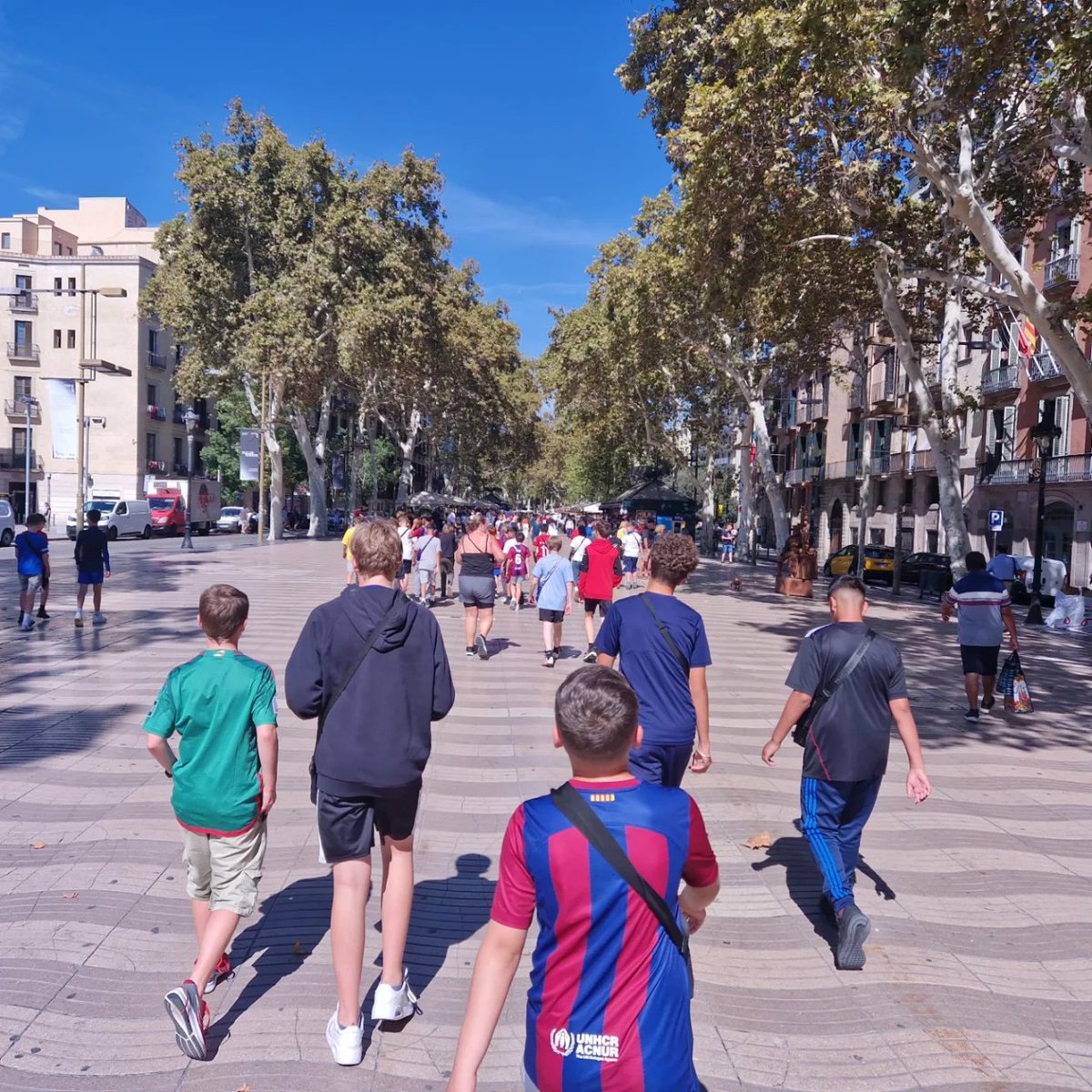 Olympic Stadium tour and Las Ramblas 🚶‍♀️ 📷 
@HalsburySport