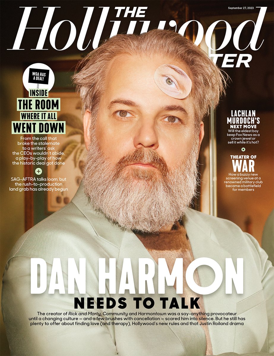 Dan Harmon is ready to talk. The creative force behind #RickAndMorty and  #Community was a say-anything provocateur until a changing culture, a few  brushes with cancellation and lots of therapy scared him, image size:923x1200