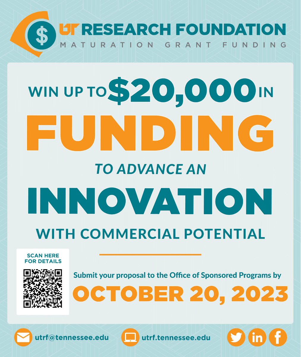 UT Research Foundation Accelerate Fund - University of Tennessee Research  Foundation