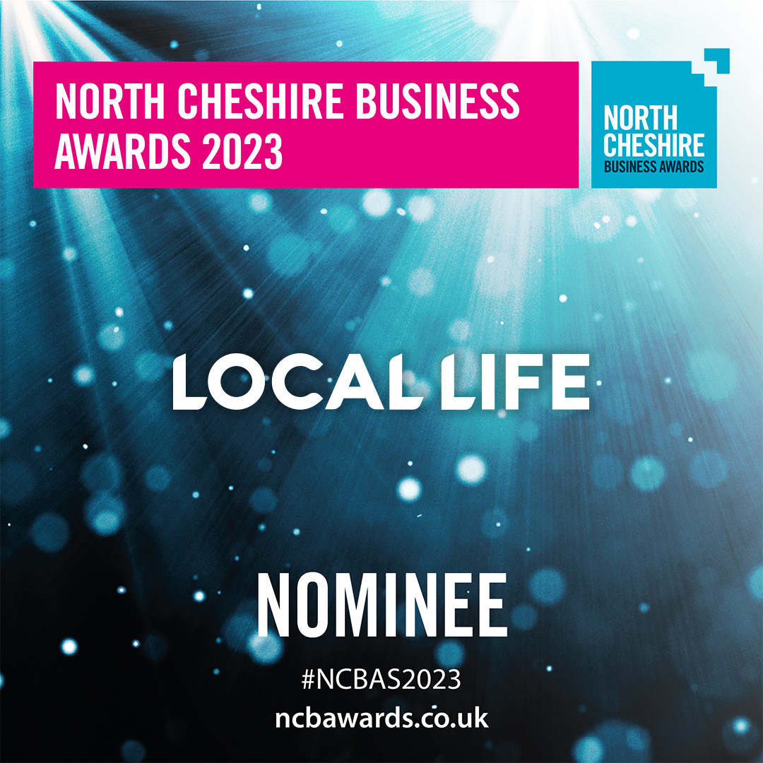 LocalLifeOnline's tweet photo. Thrilled to announce that we're a nominee in the @NChesChamber North Cheshire Business Awards!🎉

#LocalLife #SmallBusiness #NorthCheshireAwards #LocalLifeOnline https://t.co/VUj4NGxIcK